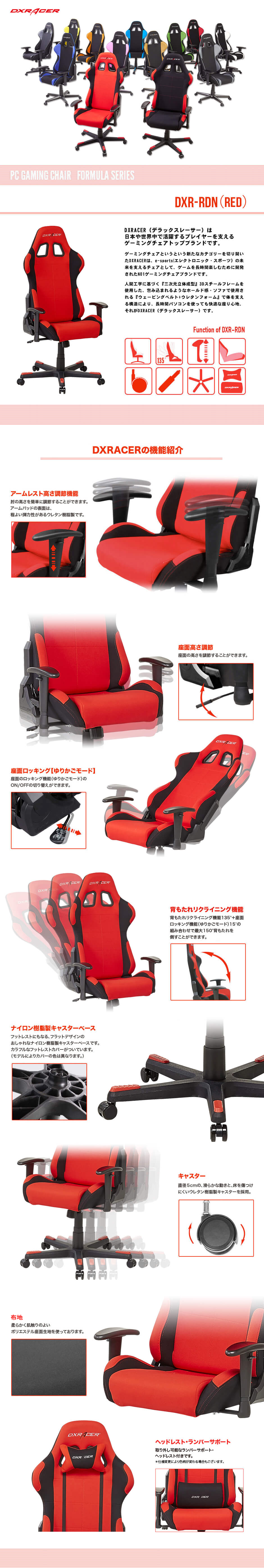 DXRACERの構造