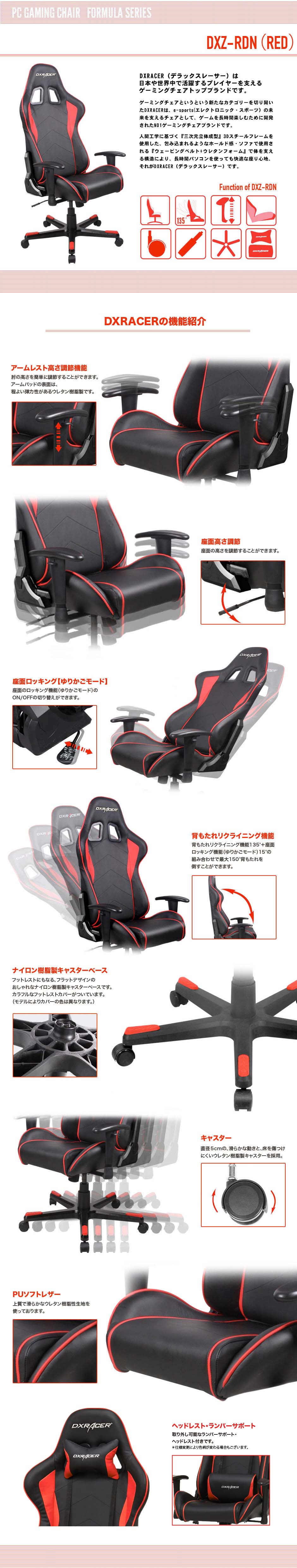 DXRACERの構造